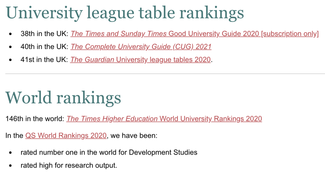 2020年QS专业排名：英国大学这13个专业排名世界第一！  数据 英国大学 英国留学 第26张