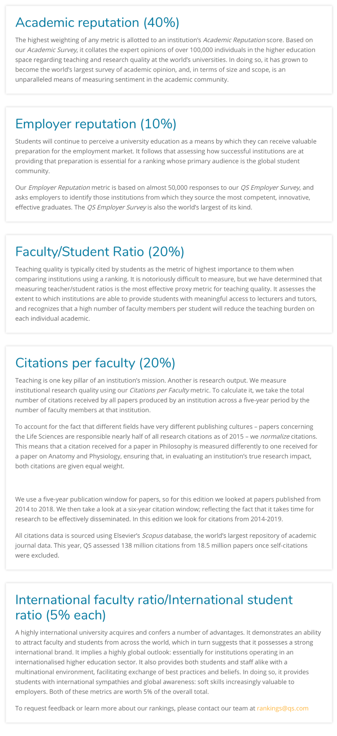 QS发布2021世界大学排行榜！英国G5之一“政经”险守前50  数据 QS排名 排名 第3张