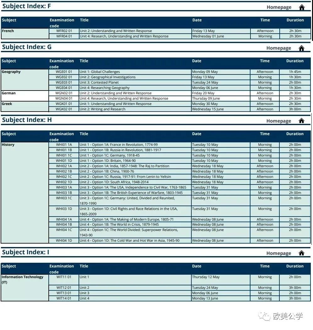 3大考试局公布了2022年A-Level夏季考试时间表 建议收藏  A-level 考试 第5张