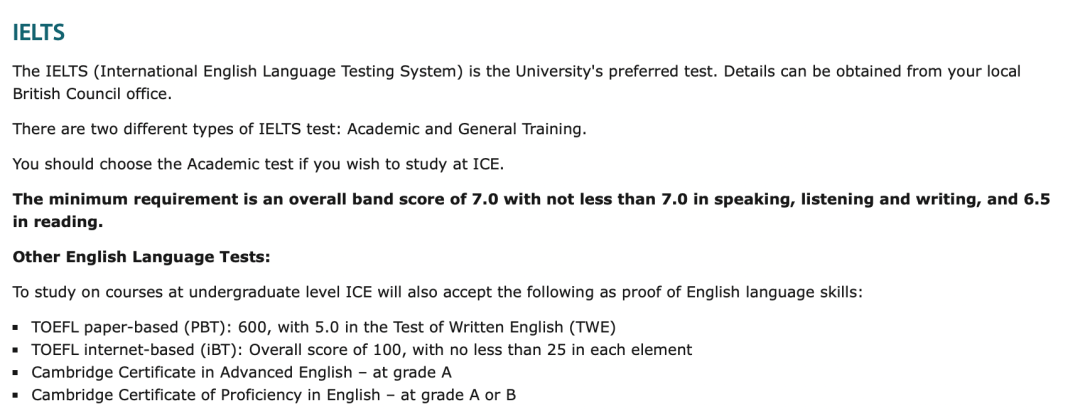 牛剑G5语言要求最新变动！申请英国名校，需要多高的语言成绩？  英国留学 牛津大学 剑桥大学 第11张